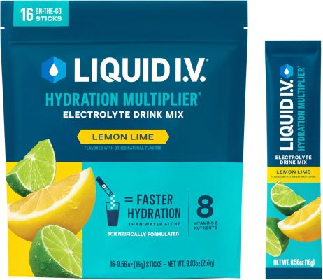 Liquid I.V. Hydration Multiplier Lemon Lime Electrolyte Powder Drink Mix (16 Servings) wholesale