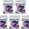 Tassimo Cadbury Hot Chocolate Pods x8 (Pack of 5, Total 40 Drinks)