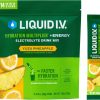 Liquid I.V. Hydration Multiplier +Energy Yuzu Pineapple Electrolyte Powder Drink Mix (14 Servings)