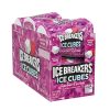 ICE BREAKERS Ice Cubes Raspberry Sorbet Flavored Sugar Free Chewing Gum Bottles, 3.24 oz (6 Count, 40 Pieces)