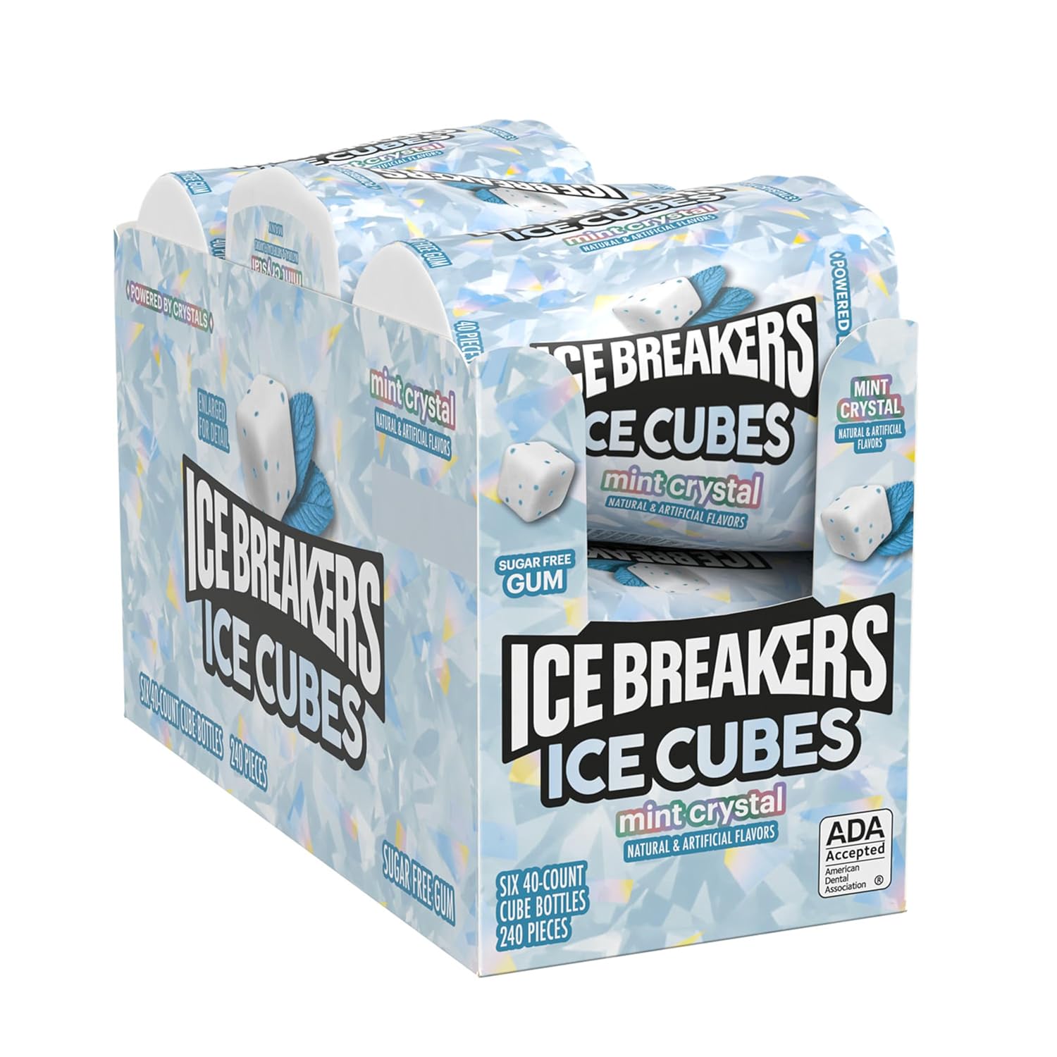 Wholesale Ice Breakers Mint Crystal Gum 6 Ct
