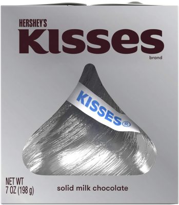 HERSHEY'S KISSES Solid Milk Chocolate Candy Gift Box 7 oz wholesale