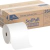 Georgia-Pacific SofPull 26470 Mechanical White Hardwound Roll Paper Towel, 6 Rolls Per Case