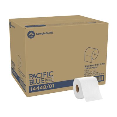 Georgia-Pacific Professional Envision High-Capacity Standard Bath Tissue 1-Ply White Model 14448/01 1,500 Sheets Per Roll, 48 Rolls Per Case wholesale