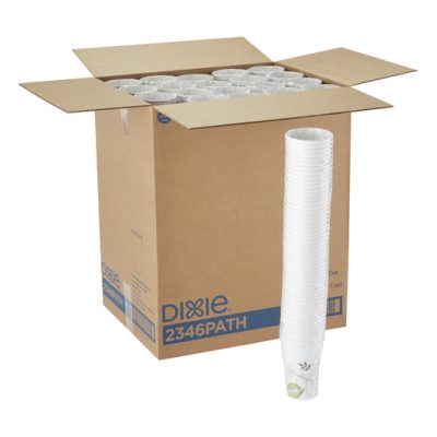 Dixie Pathways 16 Oz Paper Hot Cups (Model 2346PATH) 1,000 Total Count (50 Cups/Sleeve, 20 Sleeves/Carton) wholesale
