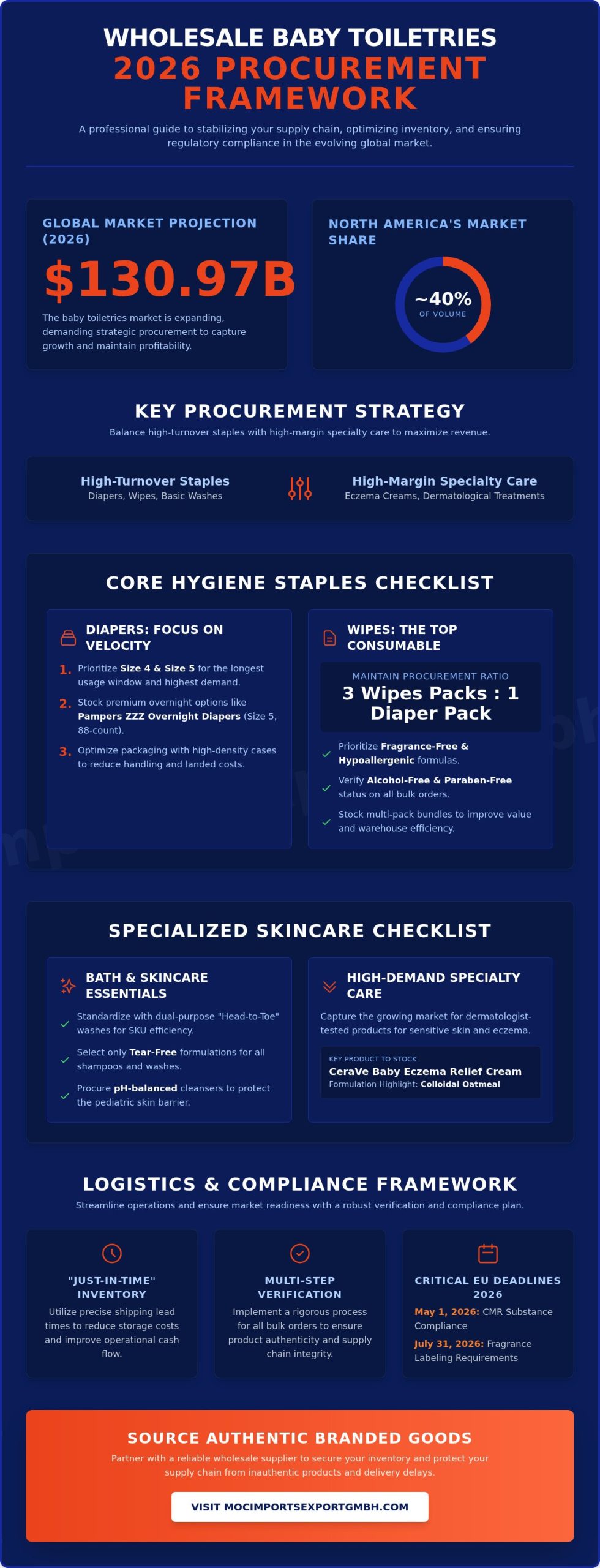 Wholesale Baby Toiletries Procurement Checklist for 2026