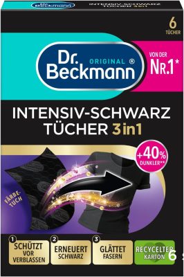 Dr. Beckmann Intensive Black Cloths 2-in-1 (6 Cloths) wholesale