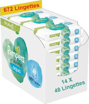 Pampers Aqua Harmonie Baby Wipes (14 Packs of 48 = 672 Baby Wipes wholesale