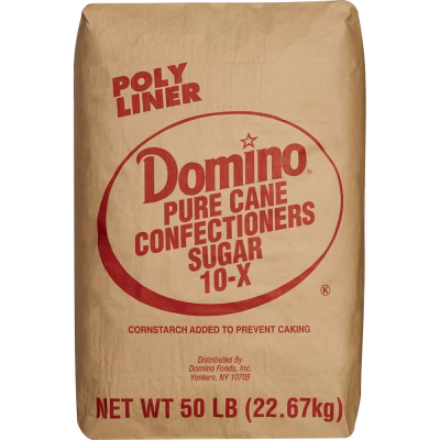 Domino 10X Confectioners Sugar - 50 lb wholesale