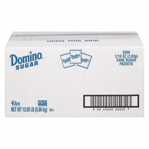 Wholesale Domino Sugar Packets 2.8g 2000/Case