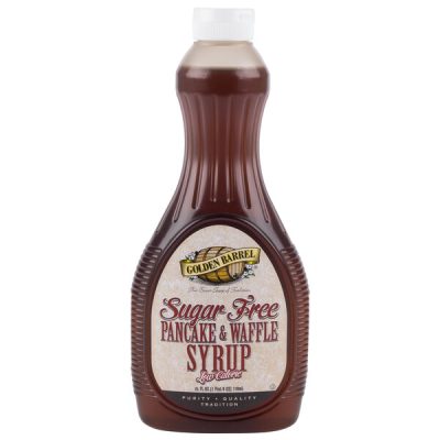 Golden Barrel Sugar-Free Pancake and Waffle Syrup 24 oz. Bottle - 12/Case wholesale