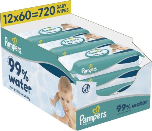 Wholesale Pampers 99% Water Baby Wipes 720 Wipes