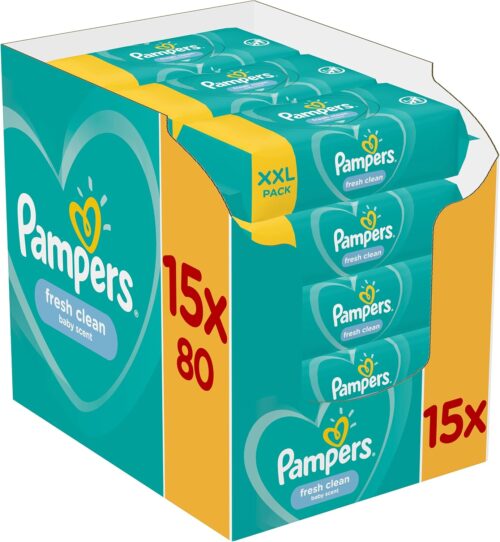 Wholesale Pampers Fresh Clean Baby Wipes 1200 Wipes