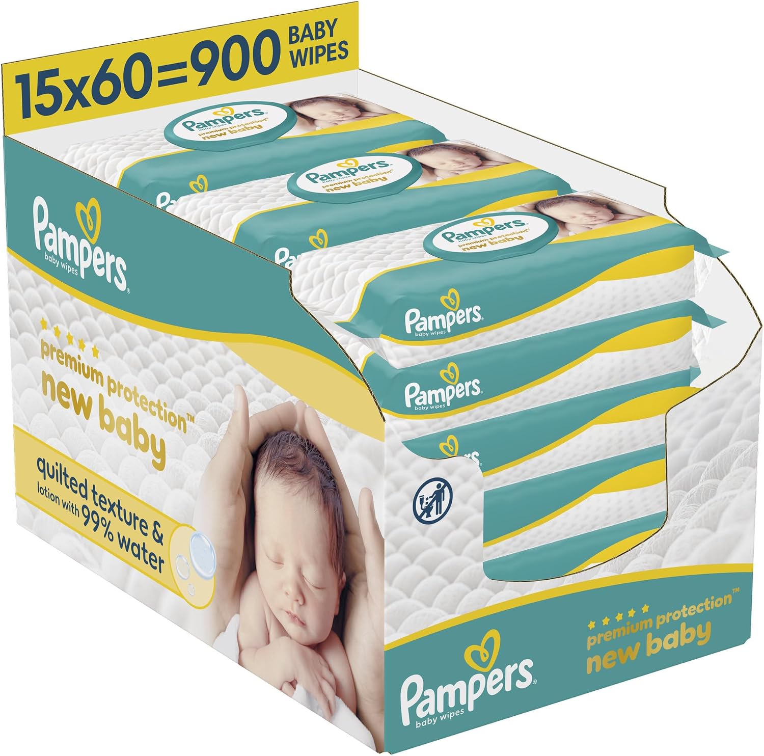 Wholesale Pampers New Baby Wipes 900 Wipes