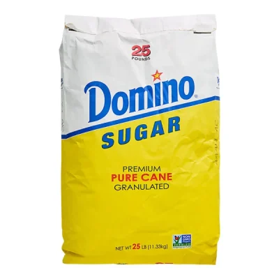 Domino Pure Cane Granulated Sugar - 25 lb wholesale