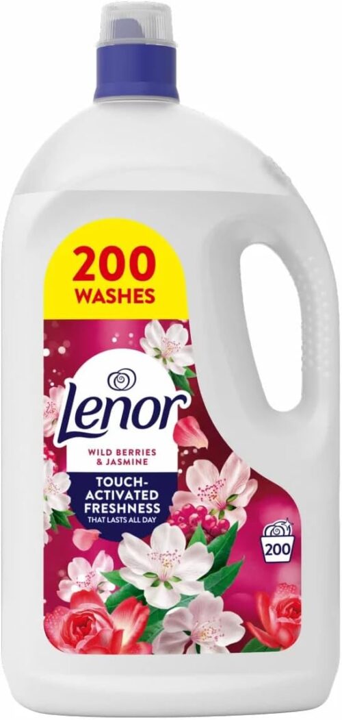 Lenor Concentrate wild berries and Jasmine 200 washes 4L
