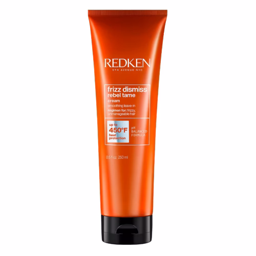 Redken Frizz Dismiss Rebel Tame Heat Protective Leave-In Cream 8.5 Fl Oz 250 ml