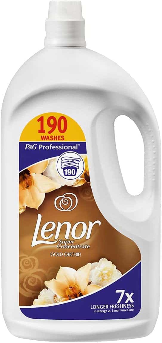Lenor Super Concentrate Gold Orchid Fabric Conditioner 190 Washes 3.8L