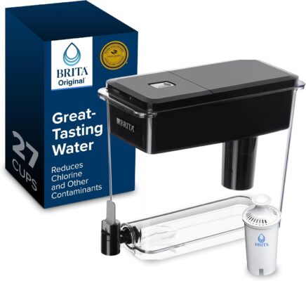 Brita X-Large 27 Cup Water Dispenser, Includes 1 Filter, Black wholesale