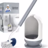 MR.SIGA Toilet Bowl Brush with Curved Design for Under Rim Deep Cleaning