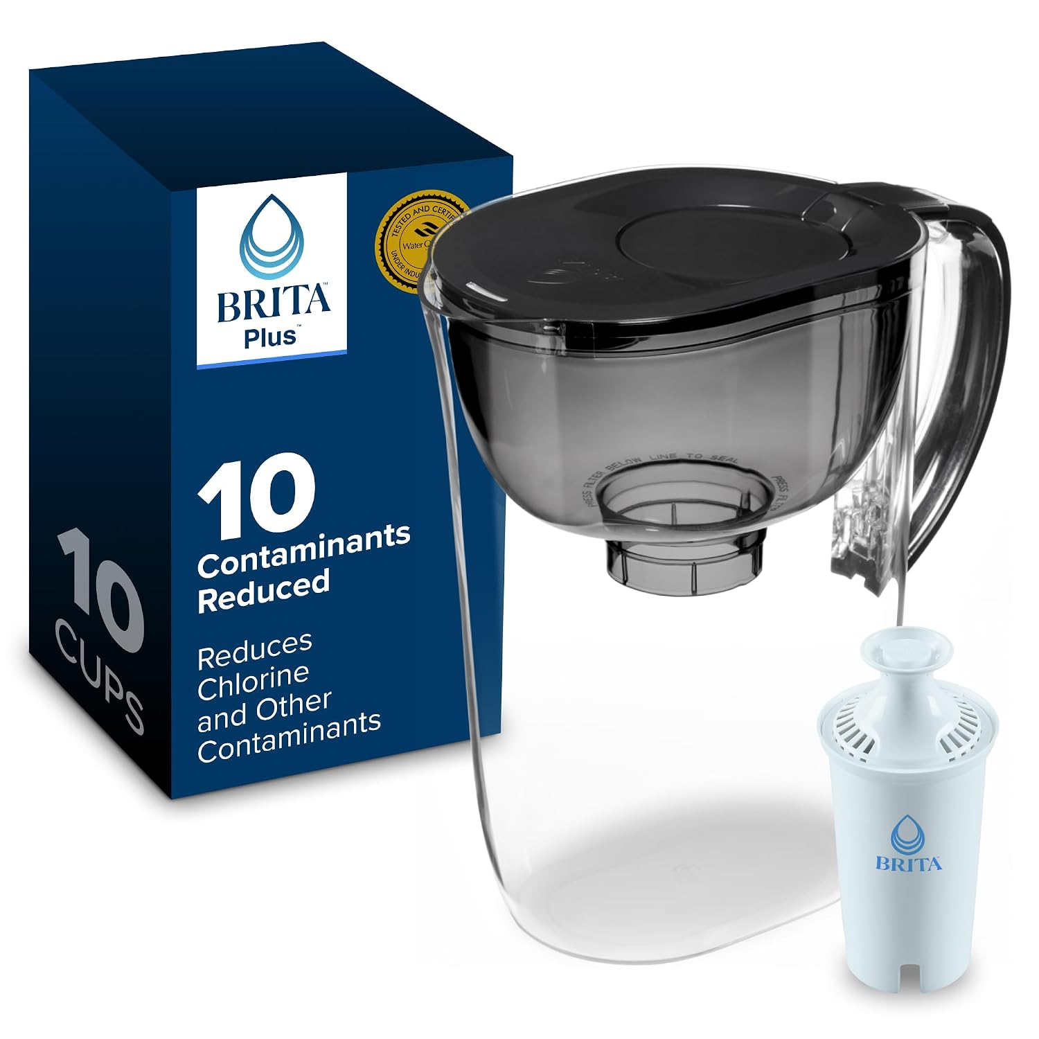 Wholesale Brita Large 10 Cup Pitcher Metro Black
