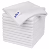 MR.SIGA Microfiber Cleaning Cloths, Streak Free Microfiber Towels, 12 Pack White 32 x 32 cm(12.6 x 12.6 inch)
