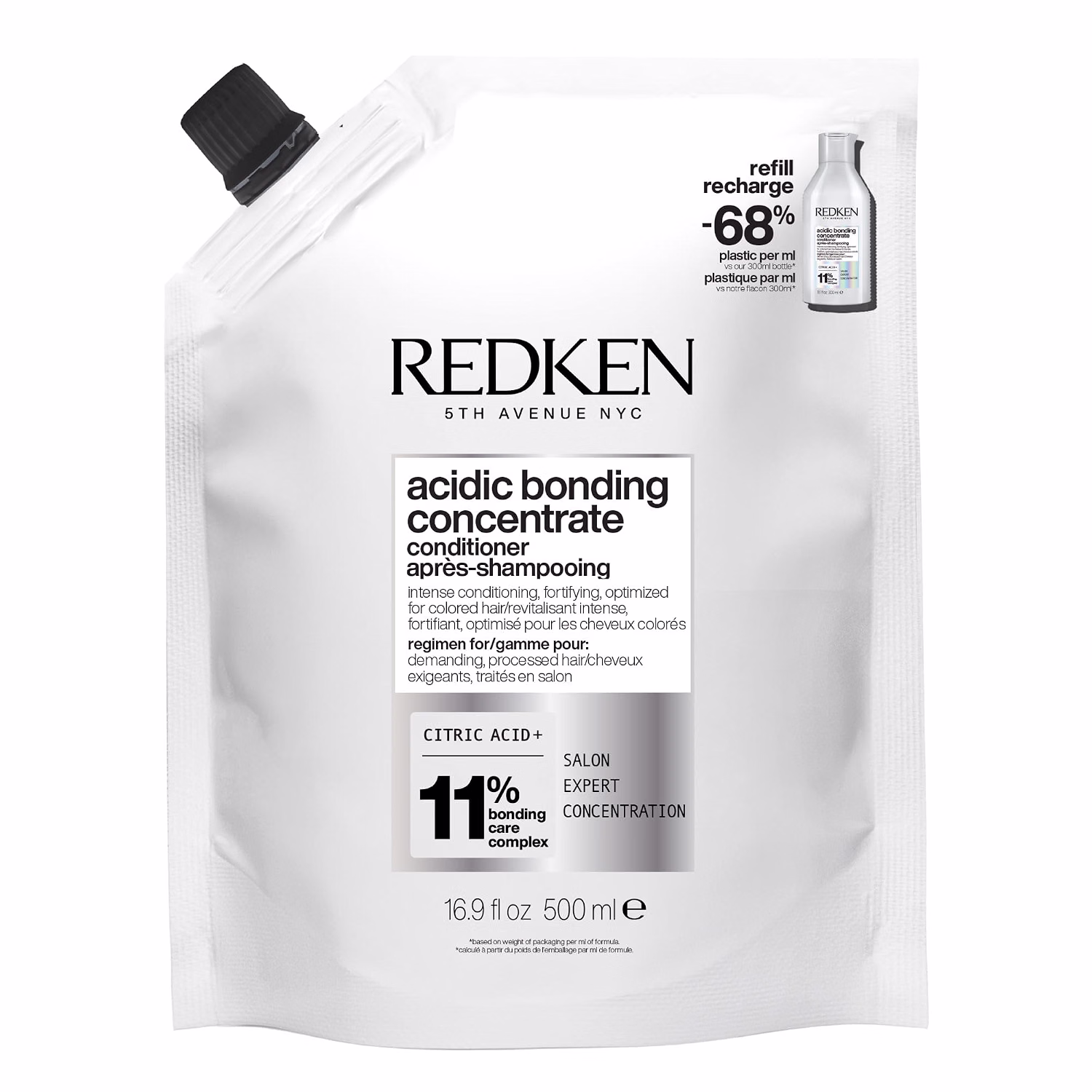 Redken Acidic Bonding Concentrate Conditioner 16.9 Fl Oz 500 ml