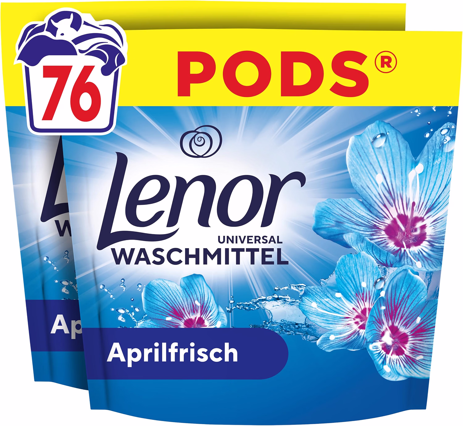Lenor Pods April Fresh Detergent 76 Washes