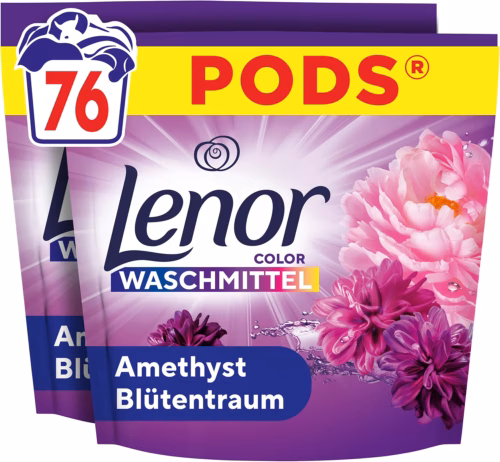 Lenor Pods Amethyst Blossom Dream Detergent 76 Washes