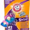 ARM & HAMMER Plus OxiClean Odor Blasters Laundry Detergent Pak, 42 Count