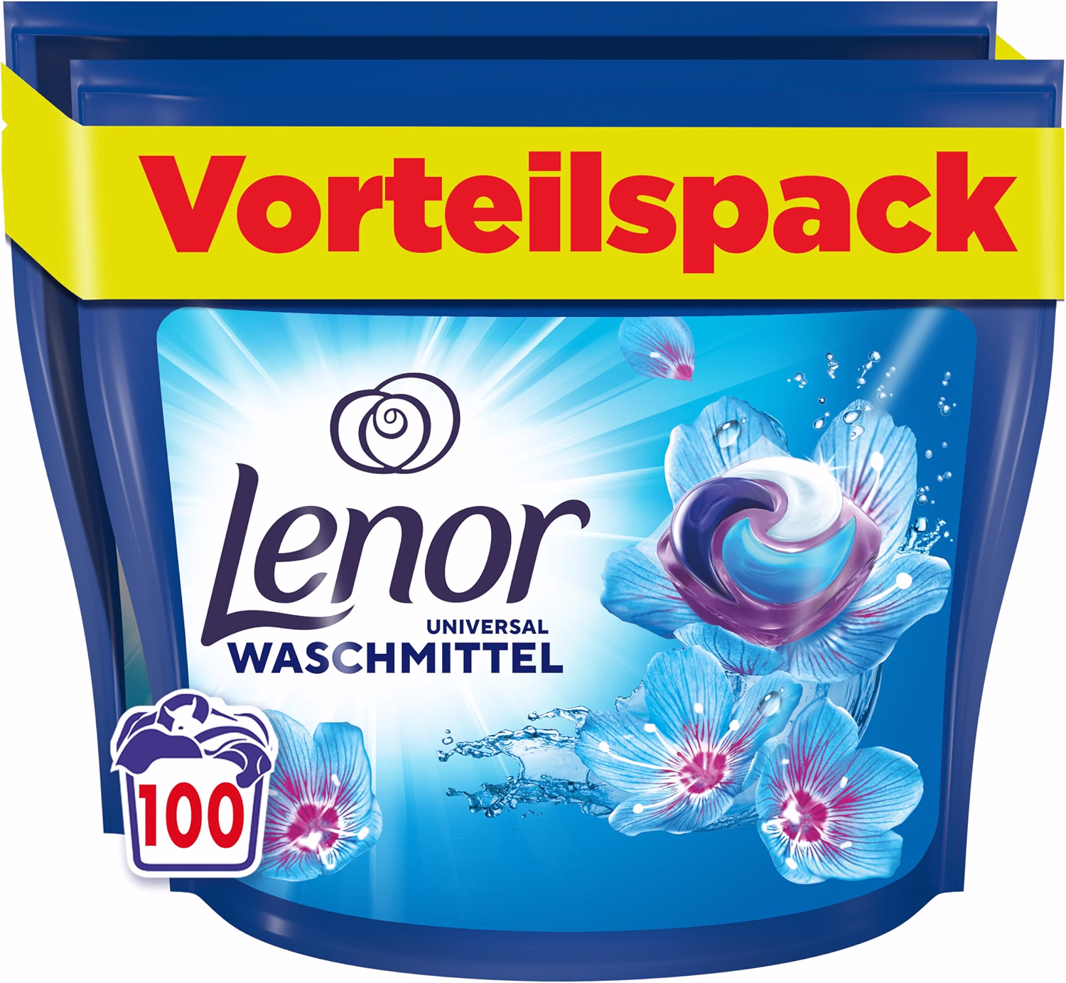 Lenor Detergent Pods, 100 Washes, April Fresh
