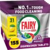 Fairy 30 Minute Miracle Platinum Plus Dishwasher Tablets, 5X 31 Capsules wholesale