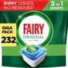 Fairy Original Power Dishwasher Tablets Breeze, 232 Capsules (116 x 2) wholesale