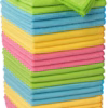 MR.SIGA Microfiber Cleaning Cloths, Streak Free Microfiber Towels, 24 Pack 12.6" x 12.6" wholesale
