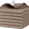 MR.SIGA Waffle Pattern Microfiber Cleaning Cloths, 6 Pack, Sandy Brown 32 x 32 cm( 12.6 x 12.6 inch) wholesale