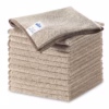 MR.SIGA Microfiber Cleaning Cloths, Streak Free Microfiber Towels, 12 Pack Wheat, 32 x 32 cm(12.6 x 12.6 inch) wholesale