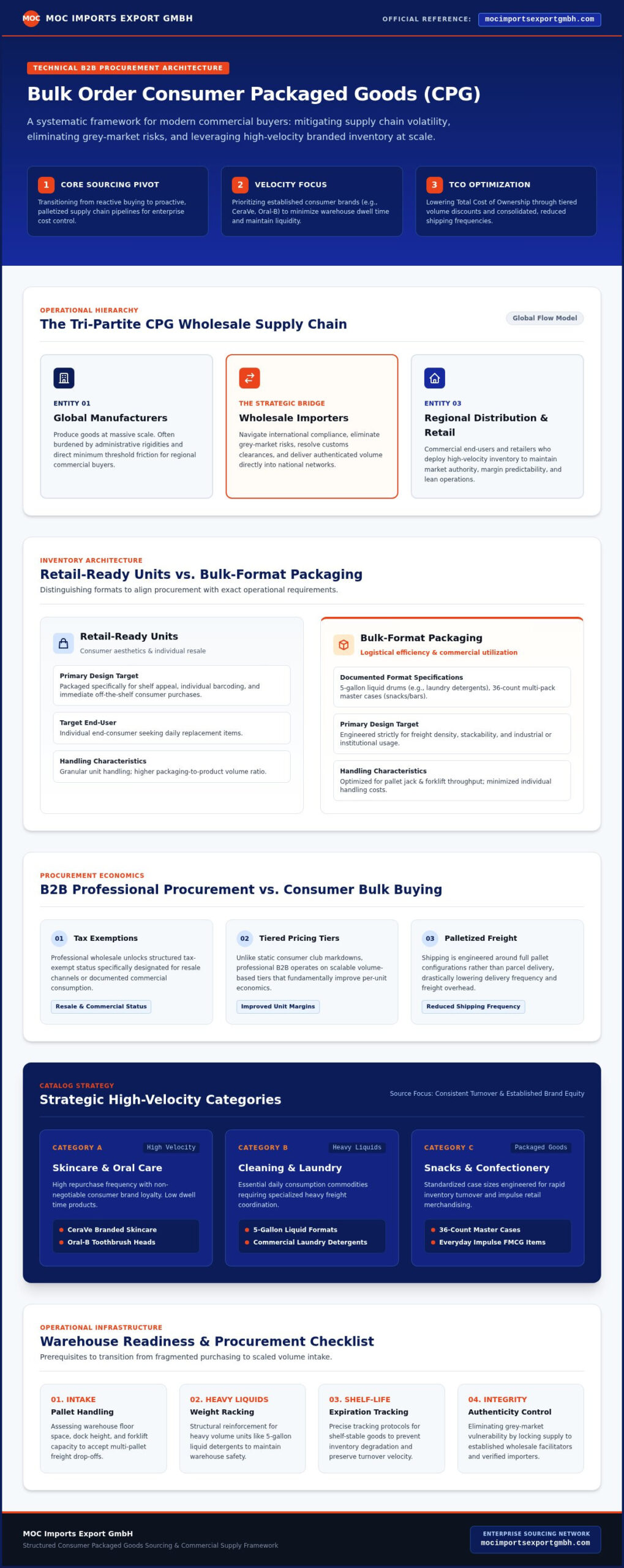 Bulk Order Consumer Packaged Goods: The 2026 B2B Procurement Guide