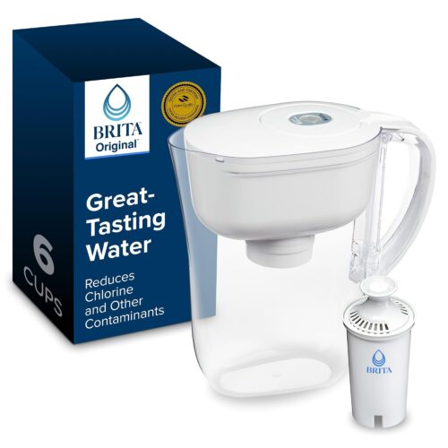 Wholesale Brita Small 6-Cup Water Filter Pitcher White
