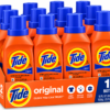 Tide Original Liquid Laundry Detergent, 10 fl oz – Pack of 12