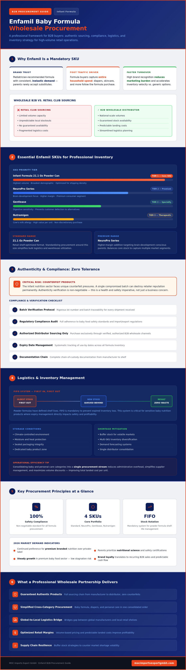 Enfamil Baby Formula Wholesale: A B2B Procurement and Sourcing Guide