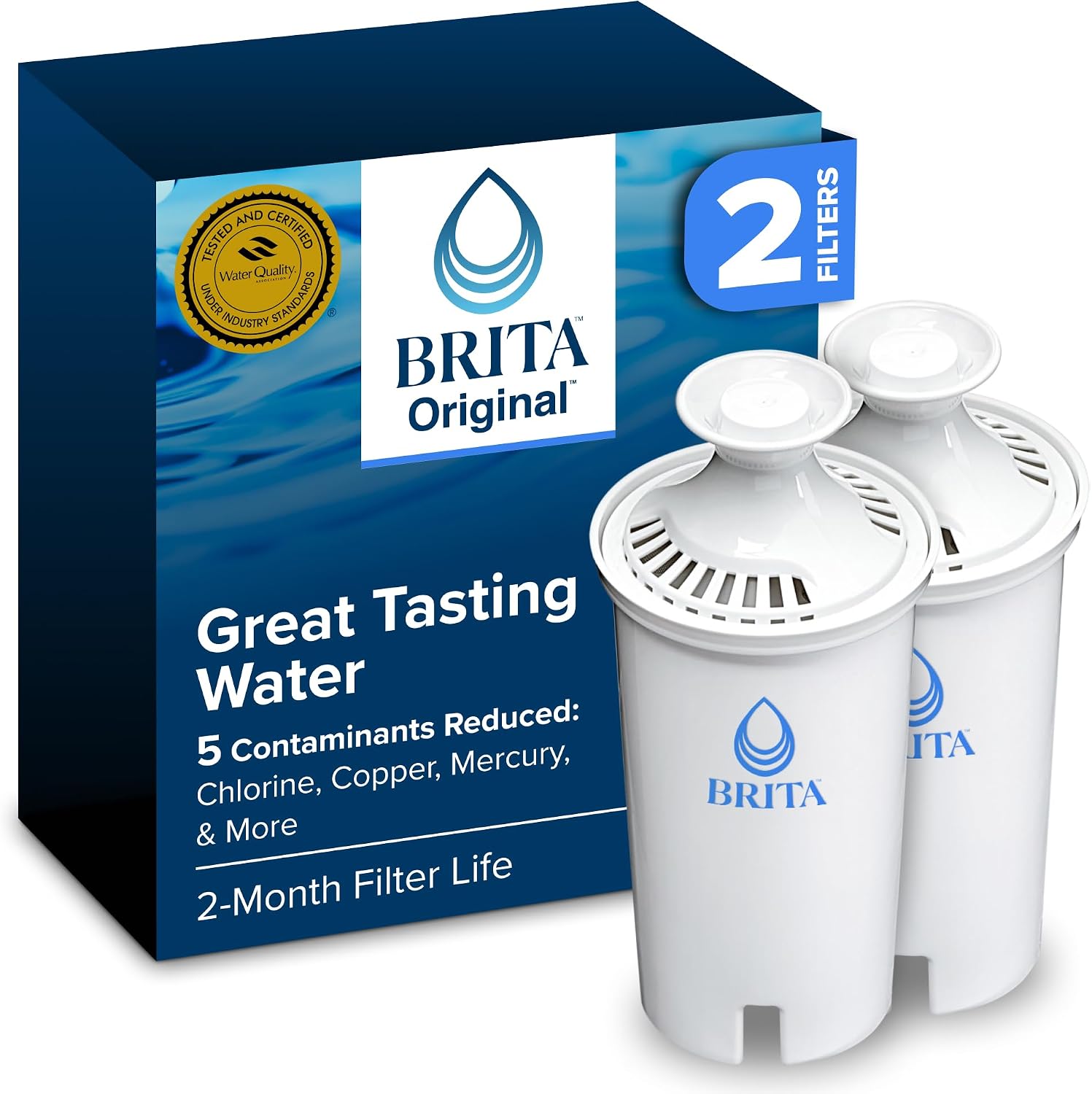 Wholesale Brita Standard Replacement Filters 2 Pack