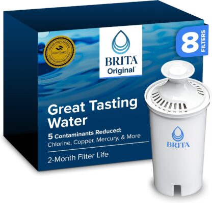 Brita Standard Water Filter for Pitchers and Dispensers 8 pack wholesale